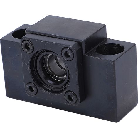 Hochsteife Kugelgewindespindelhalterung aus AK12-Kohlenstoffstahl, Endbefestigung für SFU1605 SFU1204, Präzisions-CNC-Kit, verstärktes Lager. (1/5)