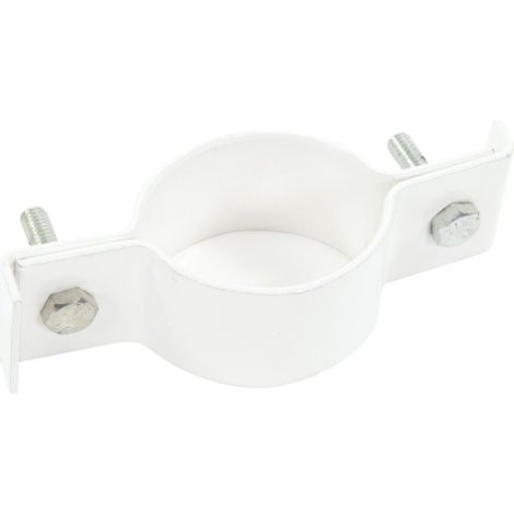 FILIAC 6 colliers de fixation pour Poteau rond BLANC ø 48mm (1/2)