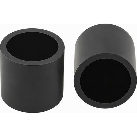 Capuchon de protection en silicone souple noir, capuchon de tube diamètre intérieur 165 mm résistant à la chaleur pour gros tube