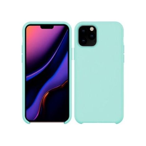 Funda silicona iphone 11 textura suave  Verde claro (1/4)