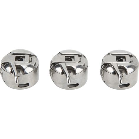 3Pcs Bobbin Case Durable Stainless Steel Household Very Functional Sewing Machine Accessory (1/5)