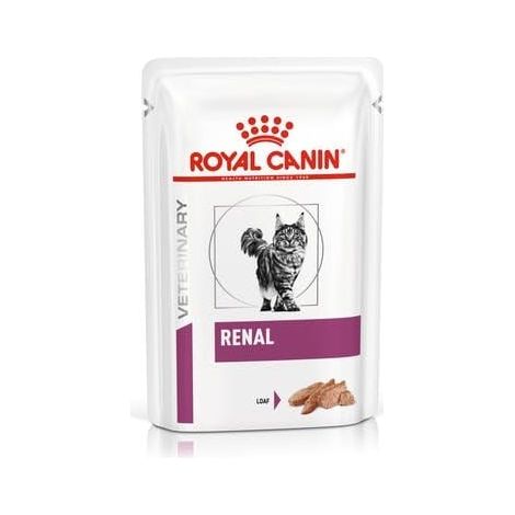 Royal Canin Cat Veterinary Diet Renal in Paté - Royal Canin Cat Veterinary Diet Renal in Paté - Bustina Da 85 Gr (1/2)