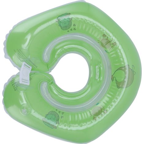 Bouée gonflable pour nouveau-né, collier flottant, jouet de piscine pour bébé de 0 à 18 mois, vert (1/5)