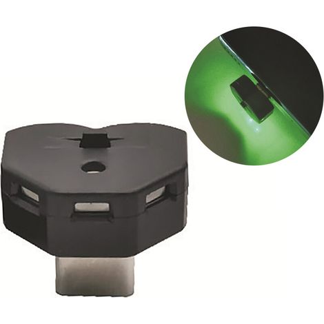 Mini-USB-Typ-C-RGB-LED mit einstellbarer Helligkeit, 8 Farben (1/5)