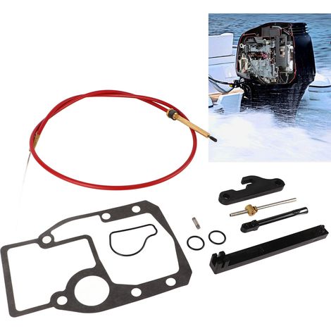 Kit de câble de changement de vitesse et kit de cales d'outil de réglage 987661 pour OMC Cobra (1/5)