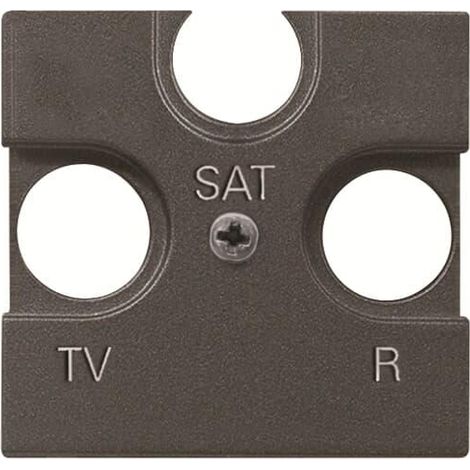 Zenit Enjoliveur Tv/R/Sat Terminale 2 Modules Anthracite 2CLA225200N1801 ABB N2252AN