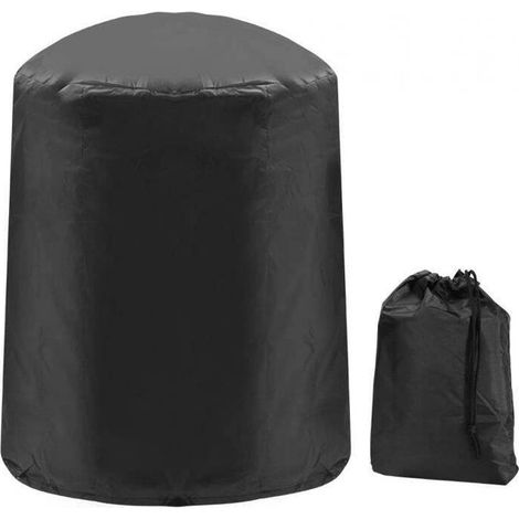 Housse de barbecue ronde 76 x 91 cm – Tissu Oxford imperméable – Résistant aux intempéries et à la poussière – Sangle de serrage réglable (1/5)