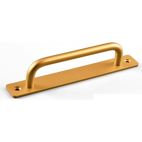 knob door handle,Décoration d'armoire porte coulissante poignée porte,alliage d'aluminium poignée, sans perçage(Or 160) (1/3)