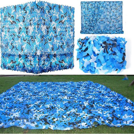 Filet de camouflage, filet de confidentialité, brise-vue pour la chasse dans le jardin, décoration de balcon, 5 m x 5 m (1/5)