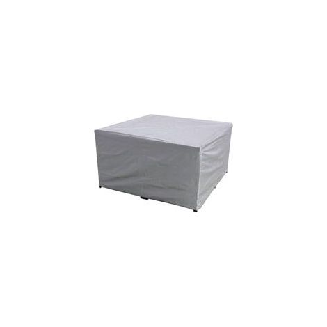 Housse de protection pour meubles de jardin, grise, 200 x 140 x 70 cm, rectangulaire, protection UV, tissu Oxford 210D (1/5)