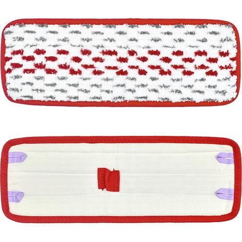 Adecuado para paños de microfibra para fregonas planas Vileda, para uso doméstico sin necesidad de lavar, 2 unidades (sin accesorios de paño). (1/4)