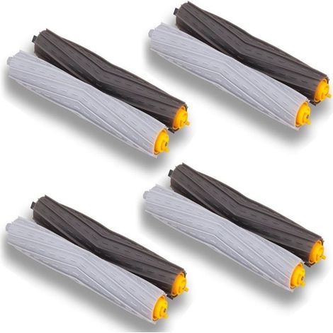 4 Pièces Kit Brosse Rechange pour iRobot Roomba Séries 800, 900 – Accessoires (1/5)
