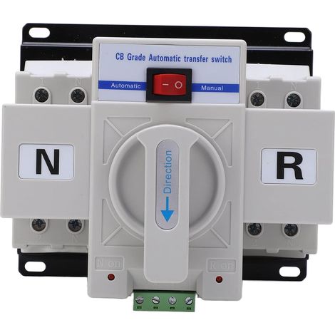 Boîte de Disjonction de Circuit, DC 500V Small Breaker Box avec Accessoires pour Extérieur, Intérieur (40A) (1/5)