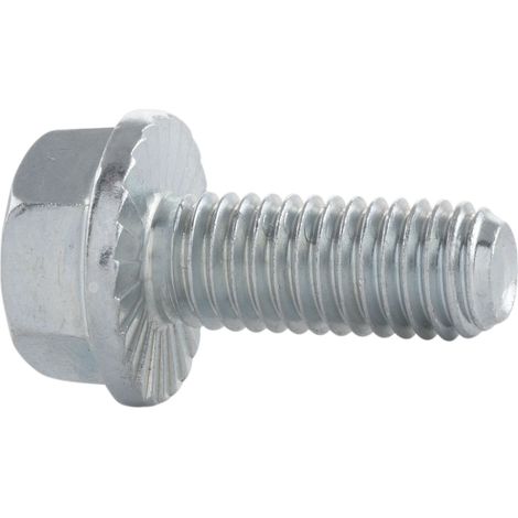 DIN6921 10.9 M 8x 20 verzinkt Sechskantschraube mit Flansch und Sperrverzahnung