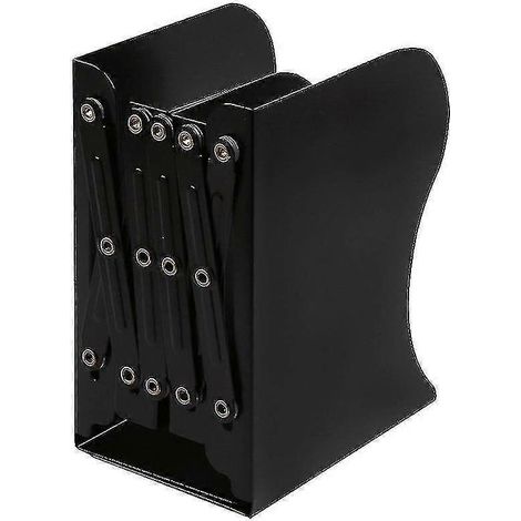 Serre-livres réglables, serre-livres en métal, support extensible pour bibliothèque (1/5)