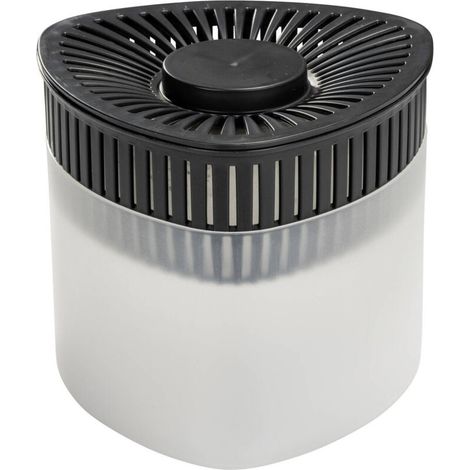 Désumidificateur Prisma 2x500g gris jusqu'à 40 m³ absorbeur d'humidité design chimique anti humidité avec 2 blocs de 500g vanille pour réduire l'humidité et prévenir la condensation (1/5)