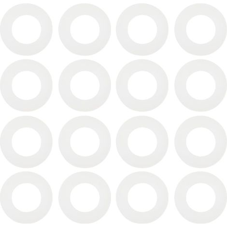 Rondelles en nylon Unomor 20 pièces pour vis de meubles