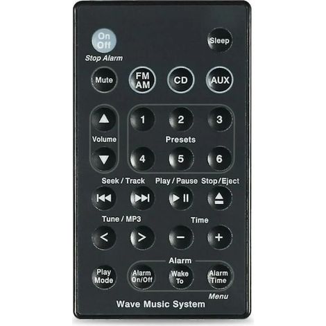 Ersatzfernbedienung für Bose Wave Music System Awr1b1 Awr1b2 Awrcc1 Awrcc2 Awrcc3