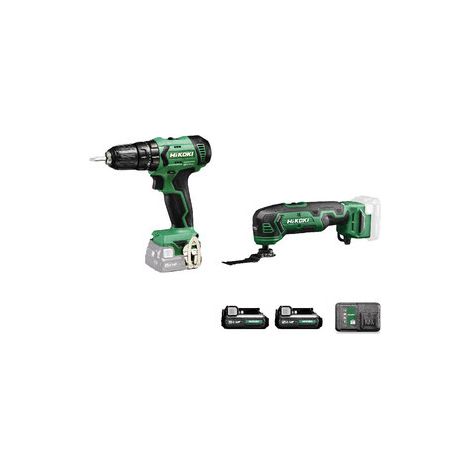 HIKOKI/HITACHI SET TRAPANO+UTENSILE MULTIFUNZIONE KC12HKCV 12V