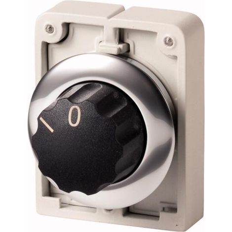 Commutateurs rotatifs 30mm avec bouton tournant abec inscription 2 positions à rappel EATON M30C-FW
