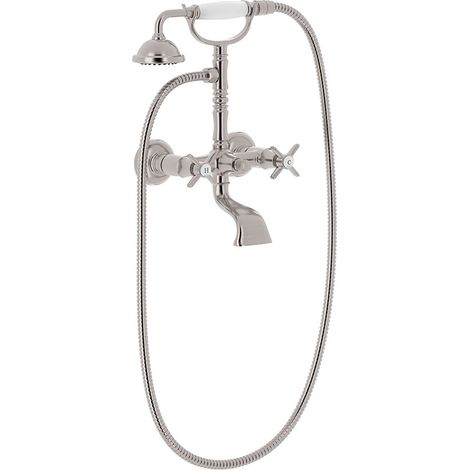 Mélangeur bain‑douche Acier TRES-CLASIC COLOR - TRES 24217601AC (1/2)