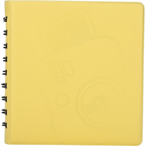 Album photo 68 poches pour films Fujifilm Instax Mini 7s 8, jaune, étui de rangement instantané (1/5)