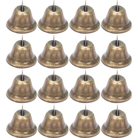 Cloches Usage Polyvalent en Fer Son Agréable 38mm 25 Vintage pour Décoration Maison et Pendentifs Création Bijoux pour Carillons Éoliens (1/5)
