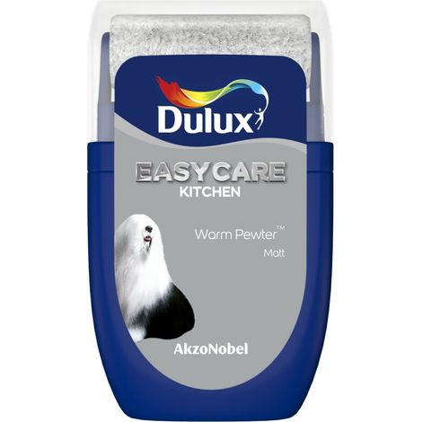Dulux Easycare Kitchen Matt Tester Pot - 30ml - Warm Pewter