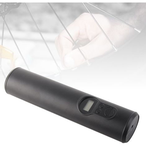 Mini gonfleur de pneus, compresseur d'air portable 12V, pompe à main pour le gonflage des pneus de voiture/vélo, avec écran LCD numérique, éclairage LED et version sans fil. (1/5)