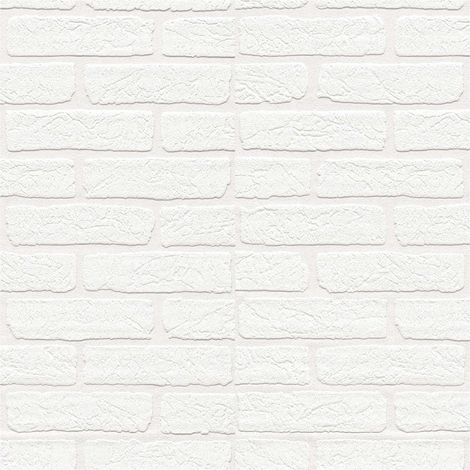 Vliestapete 150117 Tapete Stein Beton 106 x 2500 cm Rasch Selection Weiß (1/4)