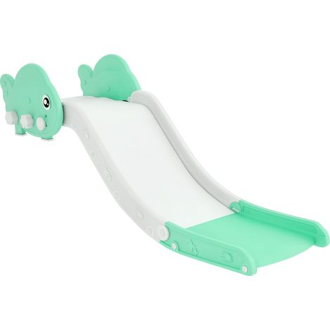 AIYAPLAY Kids Sofa Slide, Toddler Slide with 130cm Extended Length, Green (1/5)