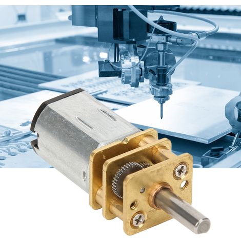 Motoréducteur de haute qualité avec boîte de vitesses métallique GA12-N20, 3 V CC, 15-1000 tr/min (200 tr/min). (1/5)