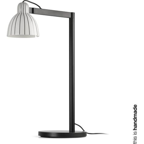 Lampara de sobremesa FARO Barcelona 64276-112 VENICE Rayas ByN (1/2)