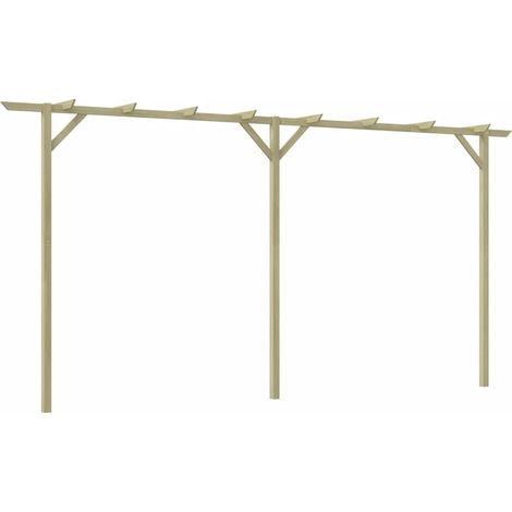 vidaXL Pergolato da Giardino 410x40x203 cm in Legno (1/8)
