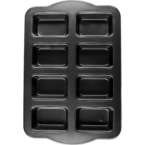 Moule à gâteau antiadhésif à 8 compartiments pour pâtisserie, chocolat, biscuits et pain - Jikaixiang (1/5)