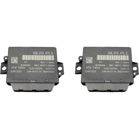 2X 95B919475S, 95B 919 475 S Unidad de control de asistencia al estacionamiento Módulo de radar de marcha atrás para Porsche 982 718 BOXSTER 982C 718 (1/5)