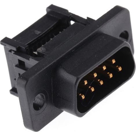 Connecteur Sub-D RS PRO 9 voies Mâle Montage sur câble Droit ( Prix pour 1 ) (1/2)