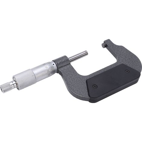 Tragbares Mikrometermessgerät, stabile Legierung, präzise Messung 25-50/0,01 mm, Dickenkontrollwerkzeug, professioneller Messschieber, robuste Oberfläche. (1/5)