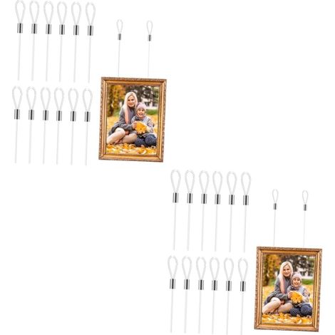 Lot de 24 fils invisibles pour suspendre des tableaux - Outil ménager (1/5)