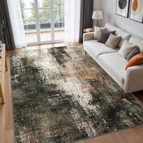 Tapis Salon Résumé 160x230cm Lavable en Machine Rug (1/5)
