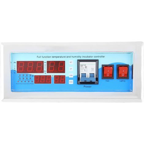 aqxreight 180-240V Température Incubatrice de l'Incubateur Automatique Complet Contrôleur Contrôleur Numérique Incubateur La Température de l'incubasplay Est (1/5)