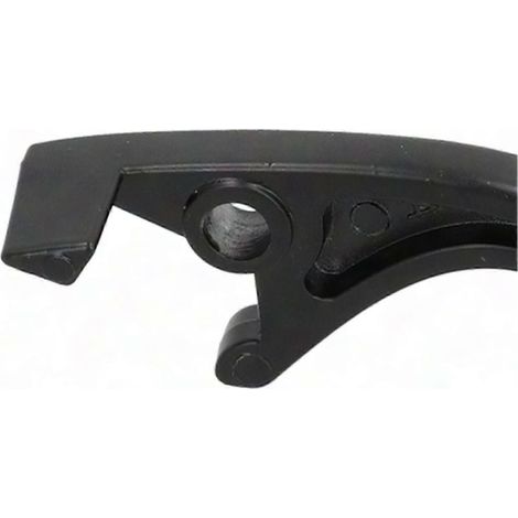 2 Stück schwarze Bremshebelgriffe aus Aluminiumlegierung als Ersatz für Motorrad, Roller und Quad (1/2)
