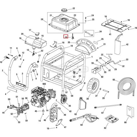 ORIGINAL BRIGGS & STRATTON válvula de combustible 209417GS