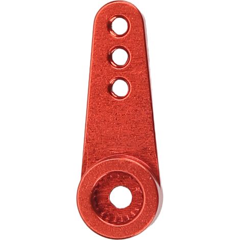 21T Servoarm, klein und tragbar, CNC-gefräst aus Aluminiumlegierung, Lenkarm für MD922 und MD933 Servos, rot. (1/5)
