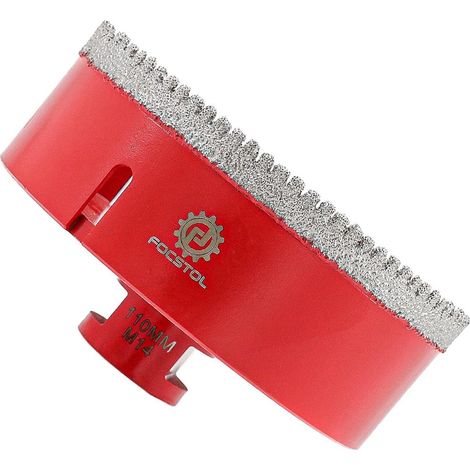 Lochsäge Diamant Fliesen Keramik M14 Winkelschleifer 110mm (1/5)