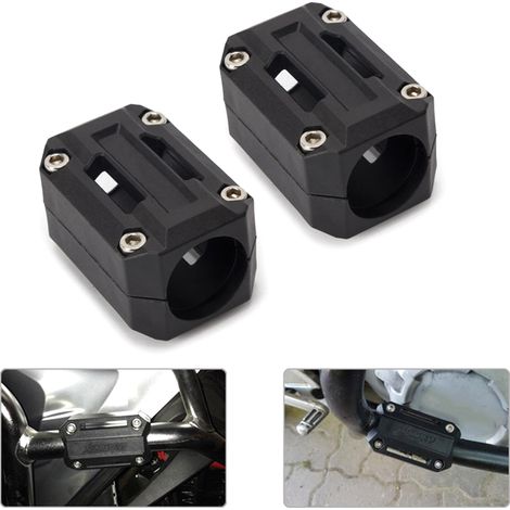 Bloc décoratif de pare-chocs de Protection de moteur de moto, barre de choc modifiée de 25mm à 28mm, 2 pièces pour BMW R1200GS LC adv F700GS F800GS 13-17 (1/5)