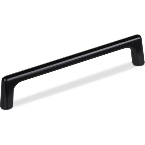 Möbelgriff Bügelgriff BLACKLINE III BA 128 mm schwarz matt inkl. Schrauben, 1 Stück (1/4)