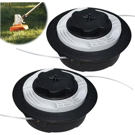 2 Stück C6-2 Freischneiderköpfe für Stihl FS38 FS40 FS50 FSE81, Autocut C6-2 Kopf, Zubehör für Trimmer (1/5)