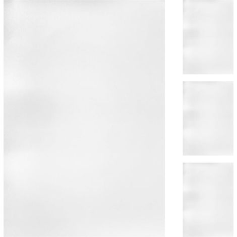 Lot de 4 feuilles d'aluminium A4 pour gravure et peinture, plaques rectangulaires argentées, (1/5)
