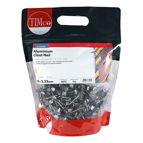 TIMCO Clout Nails Aluminium - 38 x 3.35
